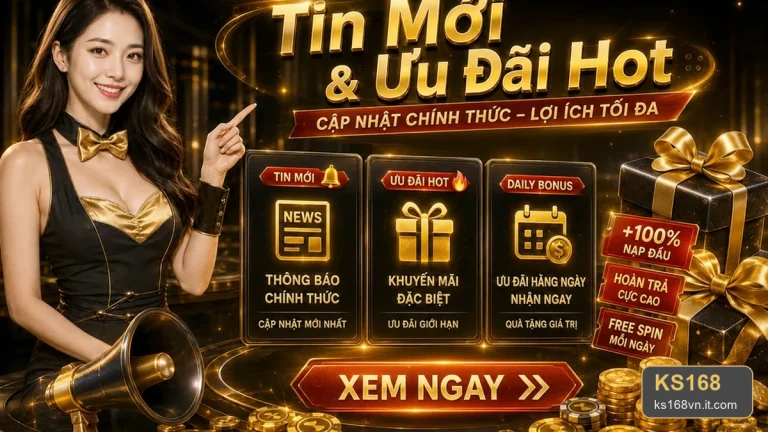 Đánh giá khuyến mãi KS168 cho người mới: Ưu đãi có minh bạch điều kiện nhận thưởng? – ks168vn.it.com