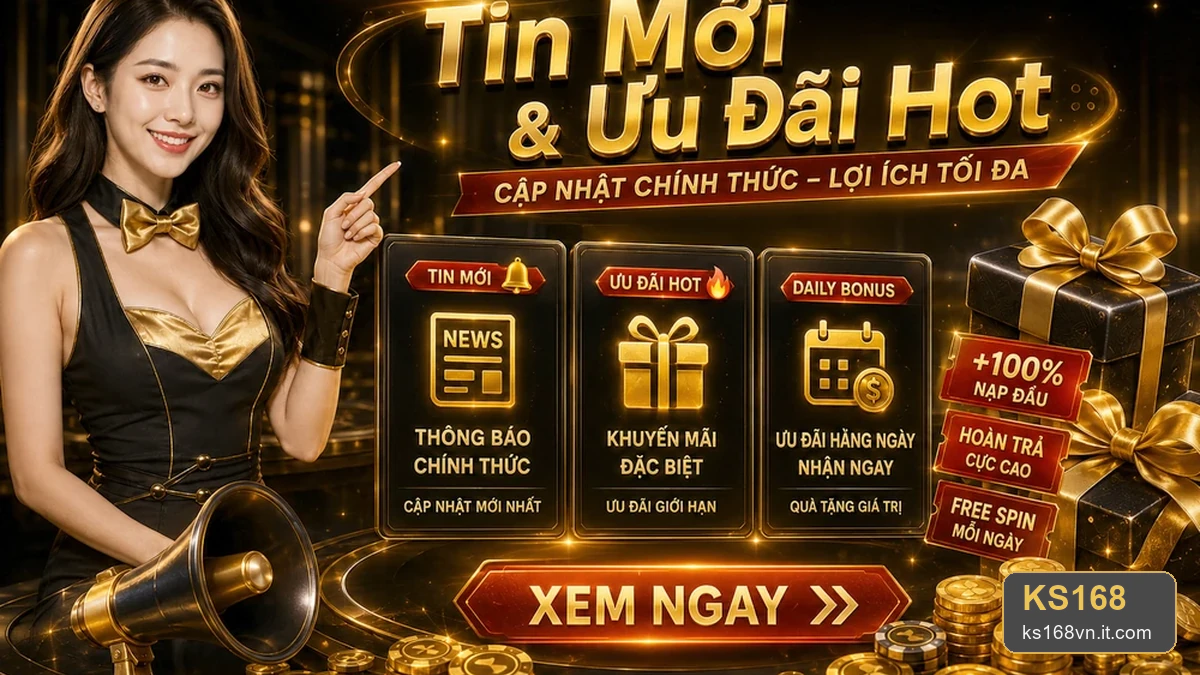 Đánh giá khuyến mãi KS168 cho người mới: Ưu đãi có minh bạch điều kiện nhận thưởng? – ks168vn.it.com