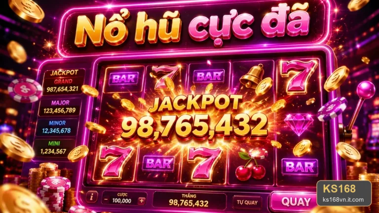 Nổ Hũ KS168: Đọc Giao Diện Slot Và Jackpot Trong Ảnh Để Hiểu Cơ Chế Quay – ks168vn.it.com