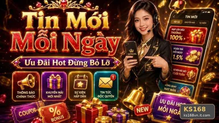 Khuyến Mãi KS168: Đọc Chi Tiết Giao Diện Tin Mới Và Ưu Đãi – Góc Kiểm Chứng Theo Tên Miền ks168vn.it.com Về Kiểm Tra Thời Hạn, Đối Tượng Áp Dụng Và Giới Hạn Nhận Thưởng
